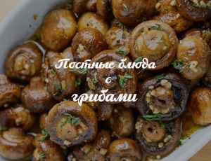 Блюда из грибов - вкусные и простые рецепты с фото